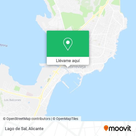 Mapa Lago de Sal