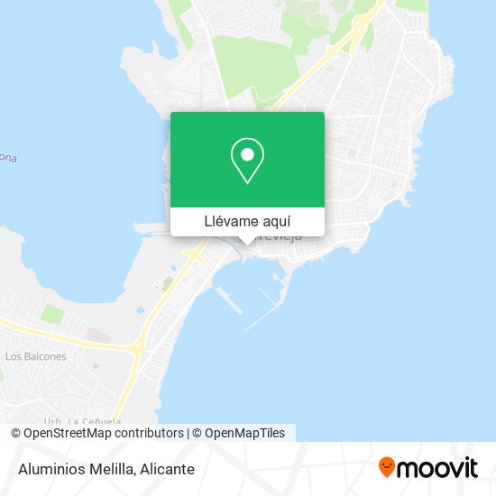 Mapa Aluminios Melilla