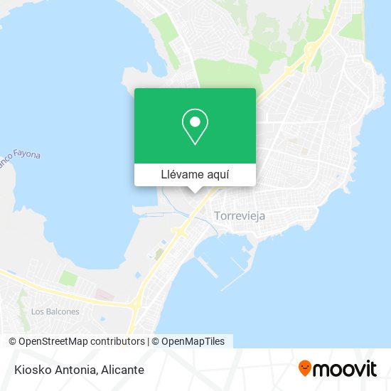 Mapa Kiosko Antonia