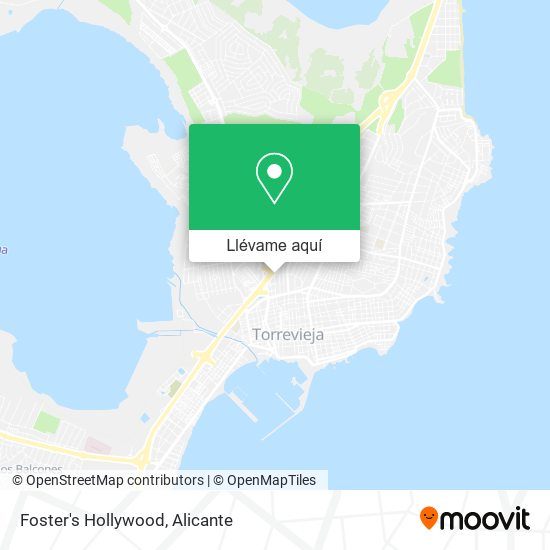 Mapa Foster's Hollywood