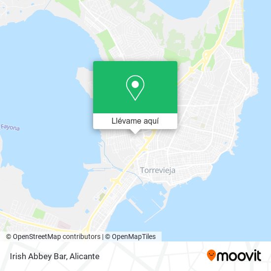 Mapa Irish Abbey Bar