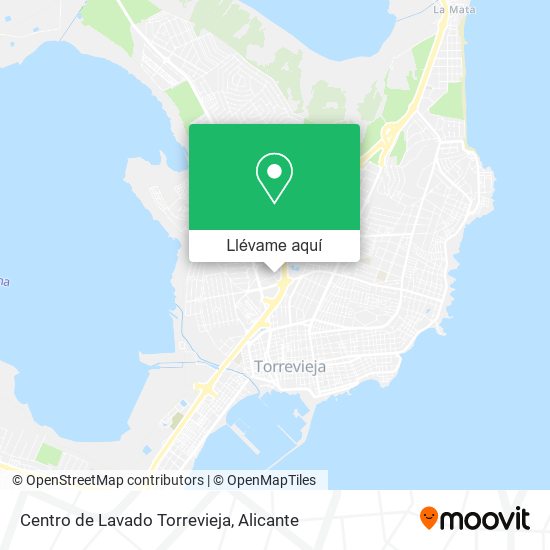 Mapa Centro de Lavado Torrevieja