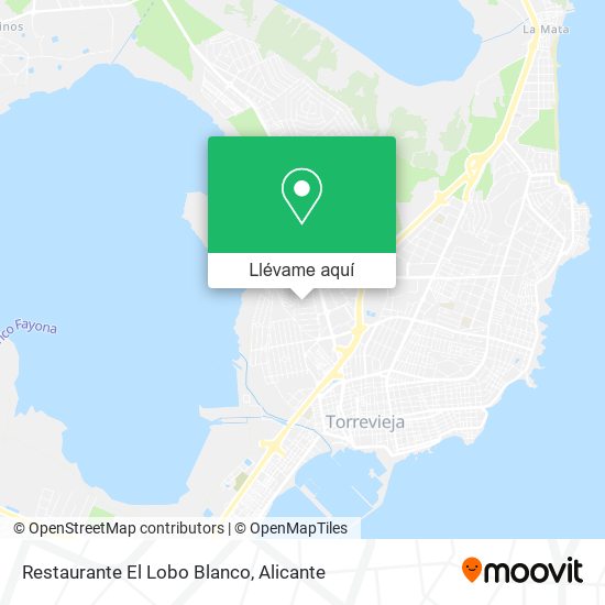 Mapa Restaurante El Lobo Blanco