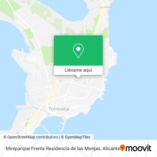 Mapa Miniparque Frente Residencia de las Monjas