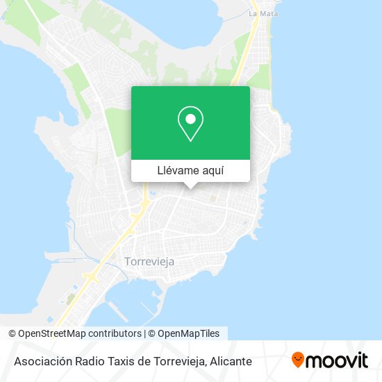 Mapa Asociación Radio Taxis de Torrevieja