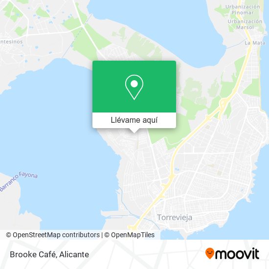 Mapa Brooke Café