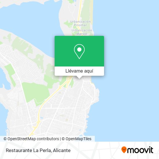 Mapa Restaurante La Perla