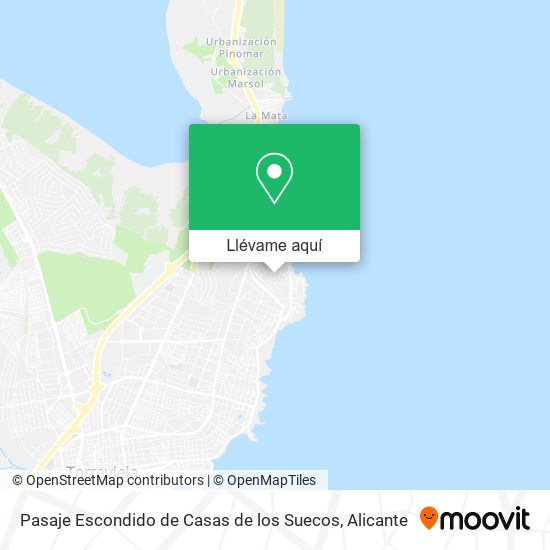 Mapa Pasaje Escondido de Casas de los Suecos