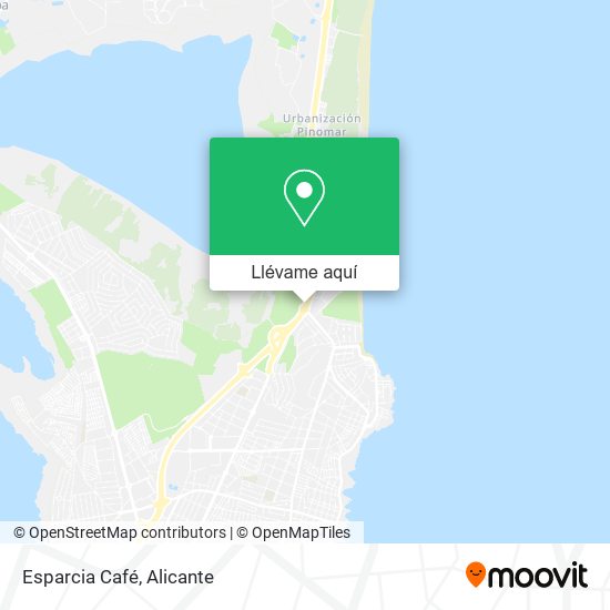 Mapa Esparcia Café