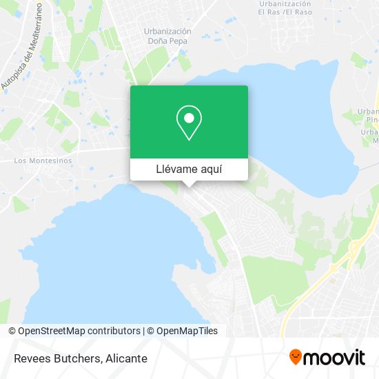 Mapa Revees Butchers