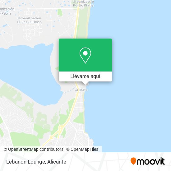Mapa Lebanon Lounge