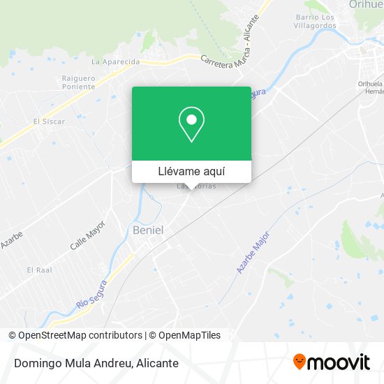 Mapa Domingo Mula Andreu