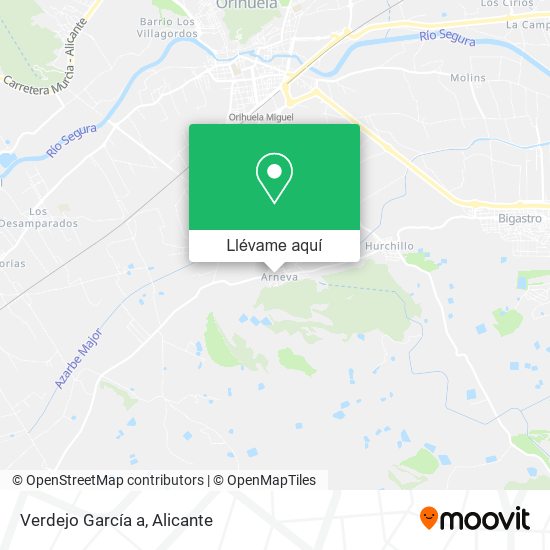 Mapa Verdejo García a