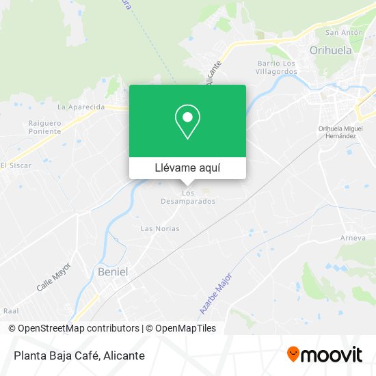 Mapa Planta Baja Café