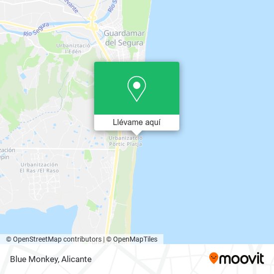 Mapa Blue Monkey