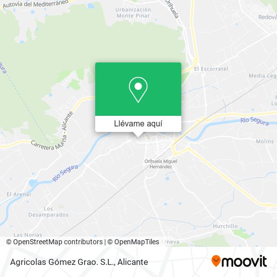 Mapa Agricolas Gómez Grao. S.L.