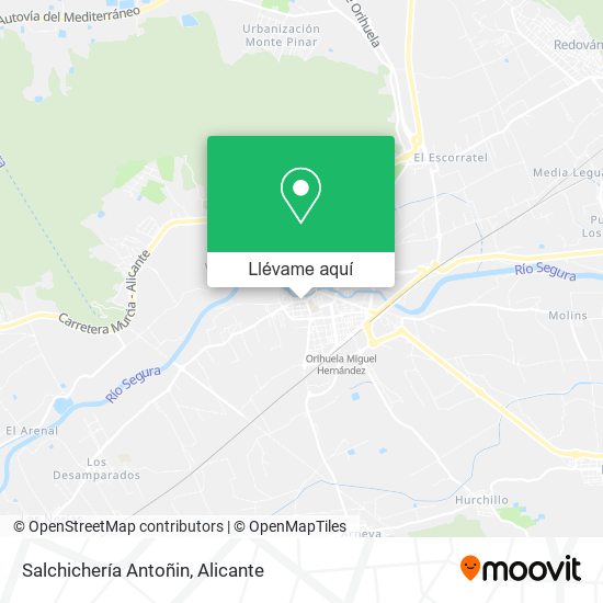 Mapa Salchichería Antoñin