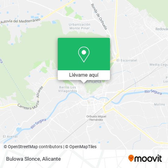 Mapa Bulowa Slonce