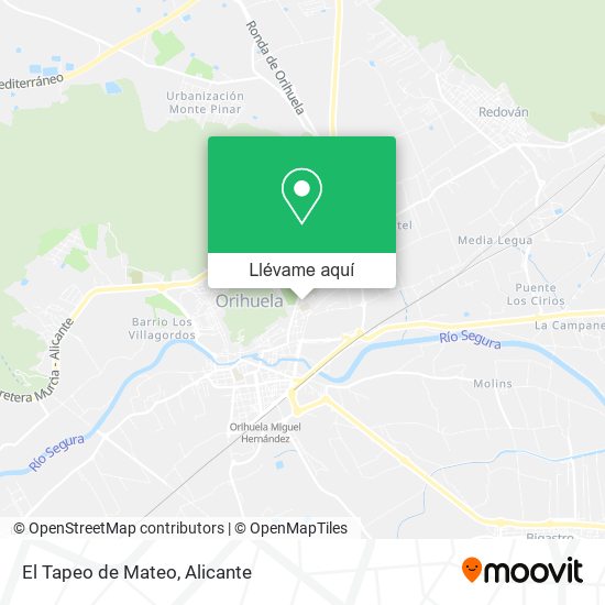 Mapa El Tapeo de Mateo