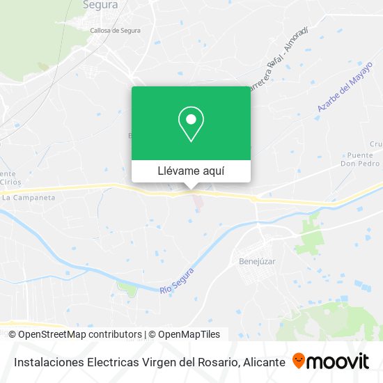 Mapa Instalaciones Electricas Virgen del Rosario