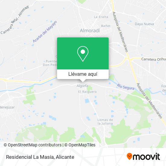 Mapa Residencial La Masía