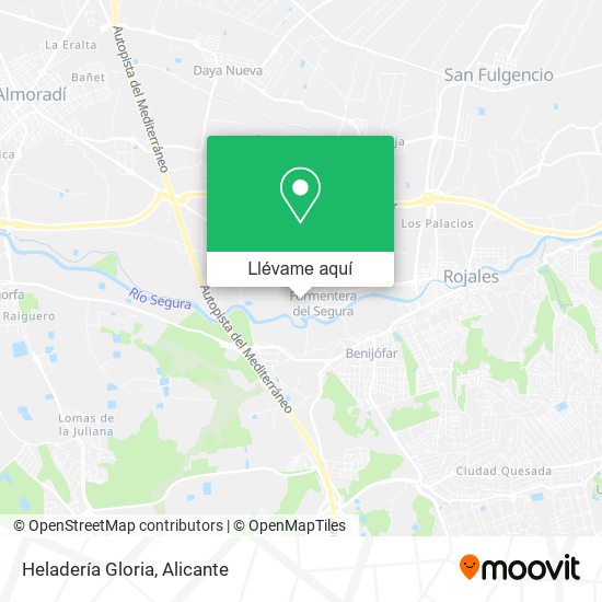 Mapa Heladería Gloria