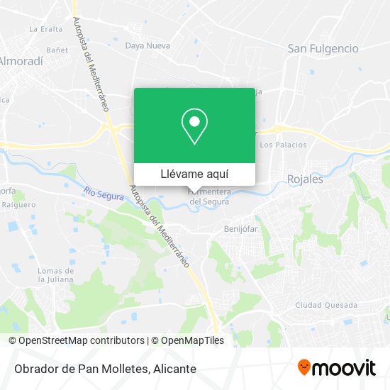 Mapa Obrador de Pan Molletes