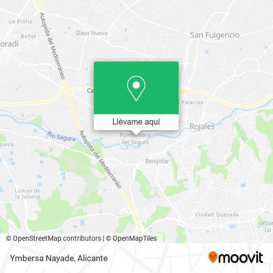 Mapa Ymbersa Nayade