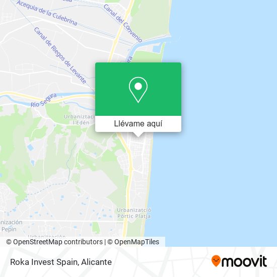 Mapa Roka Invest Spain