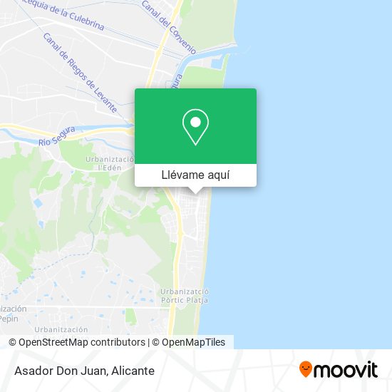 Mapa Asador Don Juan