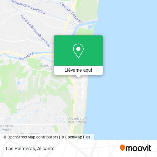 Mapa Las Palmeras