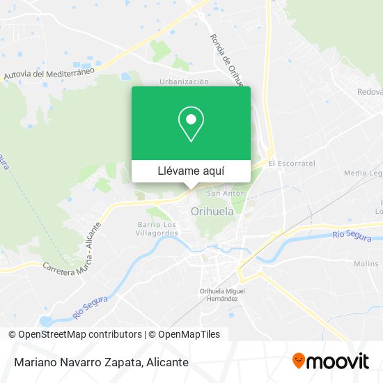 Mapa Mariano Navarro Zapata