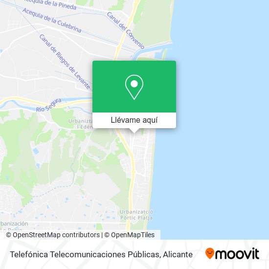 Mapa Telefónica Telecomunicaciones Públicas