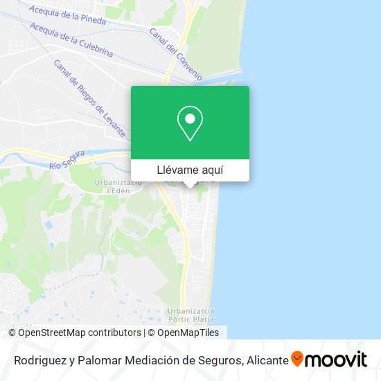 Mapa Rodriguez y Palomar Mediación de Seguros