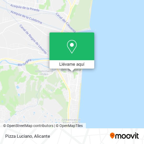 Mapa Pizza Luciano