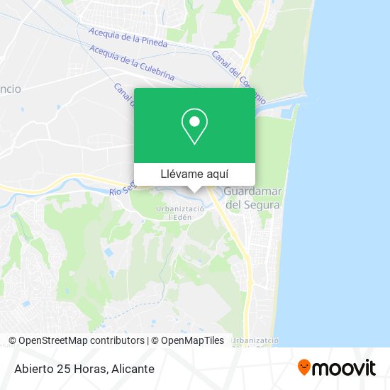 Mapa Abierto 25 Horas