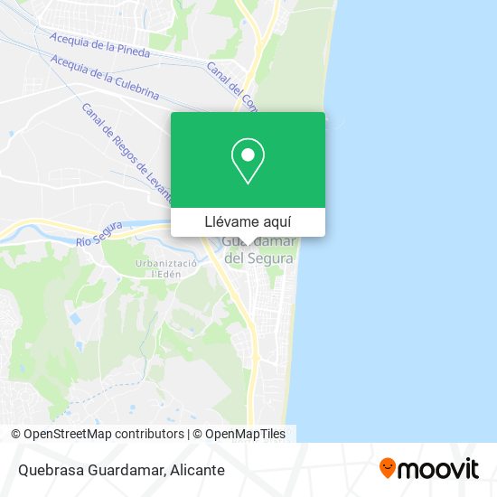 Mapa Quebrasa Guardamar