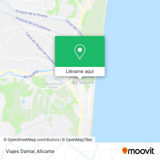 Mapa Viajes Damar