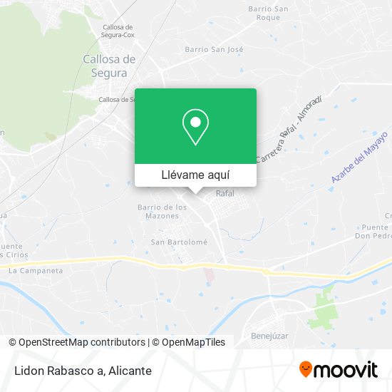 Mapa Lidon Rabasco a