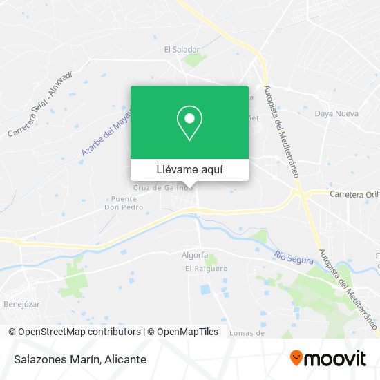 Mapa Salazones Marín