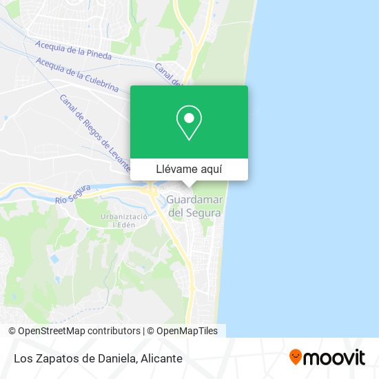 Mapa Los Zapatos de Daniela