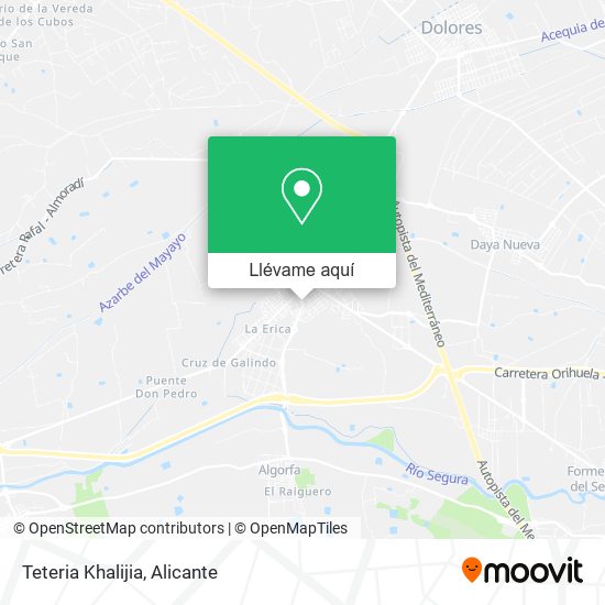 Mapa Teteria Khalijia