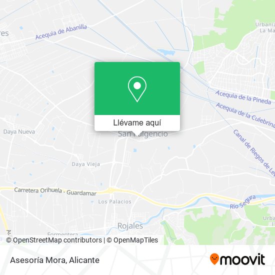 Mapa Asesoría Mora