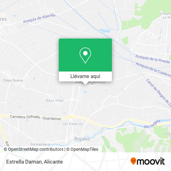 Mapa Estrella Daman