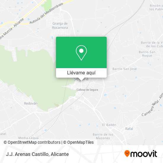 Mapa J.J. Arenas Castillo