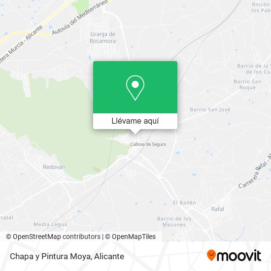 Mapa Chapa y Pintura Moya