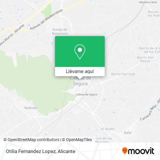 Mapa Otilia Fernandez Lopez