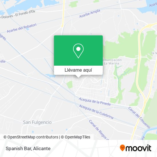 Mapa Spanish Bar
