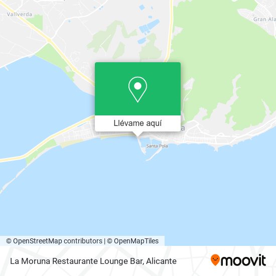 Mapa La Moruna Restaurante Lounge Bar