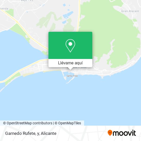 Mapa Garnedo Rufete, y
